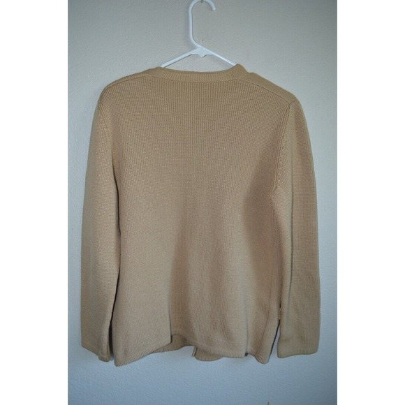 Vintage 1960s Charles Sumner Boston Wool Cardigan Sweater V-Neck Size L - Picture 5 of 8